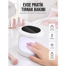 Nemere İthalat Kalıcı Oje Kurutucu Mini Uv Işınlı Taşınabilir Hızlı ve Pratik Oje Kurutucu Nemere Ithalat