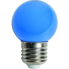 Marsilyan 1 Adet Kendal Knl 380 LED 1W Gece Ampul Mavi Işık E27 Duy
