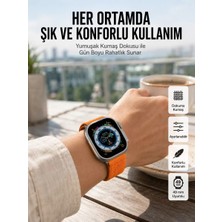 Nemere İthalat Ultra Max Kordon Kilitli Akıllı Saat Amoled Ekran Titreşimli Çağrı Cevaplayabilen Nemere Itha