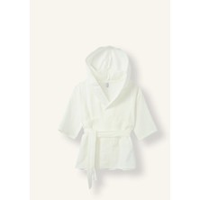 DeFacto Kapüşonlu Kuşaklı Müslin Kaftan Kız Bebek H1831A526HS