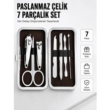 Marsilyan Paslanmaz Çelik Kişisel Bakım Seti – 7 Parça