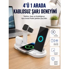 Nemere İthalat Masaüstü Düzenleyici 4’ü 1 Arada Kablosuz Şarj Aksesuarı Yeni Nesil Nemere Ithalat