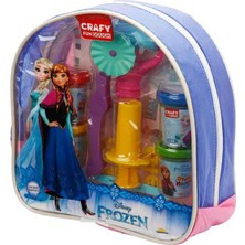 Urfakent Crafy Frozen Sırt Çantalı Oyun Hamuru Seti 200 Gr. 18 Parça
