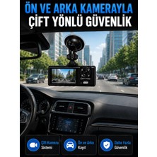 Nemere İthalat Wifi Çift Kameralı Araç Içi Kayıt Kamerası 1080P Full Hd 170° Geniş Açılı Araç Kameras�
