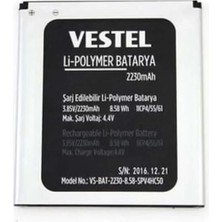 Genos Vestel Venüs E2 Plus ile Uyumlu A+ Kalite Pil Batarya