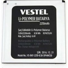 Genos Vestel Venüs V5000 ile Uyumlu A+ Kalite Pil Batarya