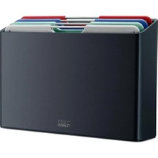 Joseph Joseph Folio Regular Kesme Tahtası Seti, Grafit, Sahil Grisi