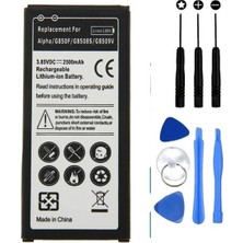 Genos 2500MAH Galaxy Alpha / G850F / G850S / G850V Uyumlu Batarya (SK521352)