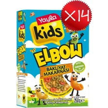 Yayla Kids Kinoalı Sebzeli 3 Renkli Elbow Bakliyat Makarnası 250 G X14