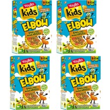 Yayla Kids Kinoalı Sebzeli 3 Renkli Elbow Bakliyat Makarnası 250 G X4