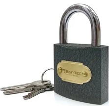 CATEKSSS Asma Kilitler Bay-Tec Asma Kilit Gri 38 mm MK-2324 Tr