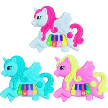 AKZ Unicorn Müzikli Oyuncak Piyano Işıklı 3+ (3 Renk)