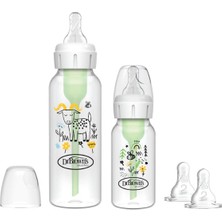 Nessi World Options Pp Dar Ağız 2'li Biberon Seti 120 & 250 ml