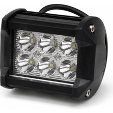 Beny Store 6 LED Mercekli Off-Road Çalışma Lambası Projektör – Siyah Tekli