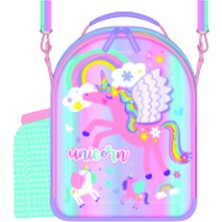 Dream Vest Kanatlı Unicorn Matara Gözlü Çapraz Çanta Çok Renkli (K)