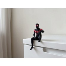 Renibo Marvel Miles Morales Spider-Man Oturan Figür-Film-Süper Kahraman-Karakter