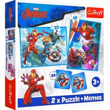 Trefl Orijinal Lisanslı Puzzle Marvel The Avengers 2ın1 3+