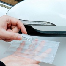 Delixa Oto Şeffaf Darbe Koruyucu Kendiliğinden Yapışkanlı Bantlar 4 Adet