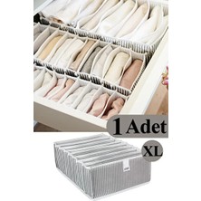 CATEKSSS Akordiyon Organizer Çekmece Içi Düzenleyici Xl Plastik 40 x 30 Gri