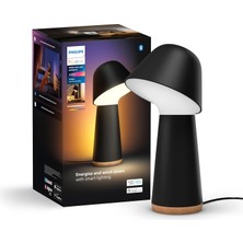 Philips Hue Twilight Beyaz ve Renkli Ambiyans Masa Lambası, Siyah - 25.000 Saat Ampul Kullanım Ömrü