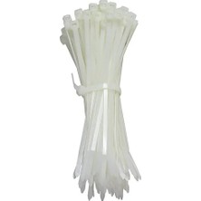 CATEKSSS Kablo Bağı Plastik 2,5X150 mm Beyaz 100 Adet