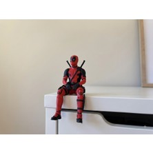 Renibo Marvel Deadpool Oturan Masaüstü Figürü-Film-Süper Kahraman