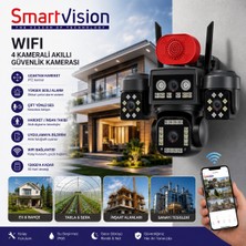 SmartVision 4 Lensli Tek Ptz Akıllı Wifi Kamera