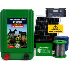 Torsan Güneş Panelli Pro Plus 2000A Elektrikli Çit Sistemi ( Domuz - Ayı Kovucu ) 2000MT