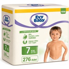 Evy Baby Bebek Bezi 7 Beden 19+ kg Xxlarge 276 Adet Ekstra Süper Fırsat Pk