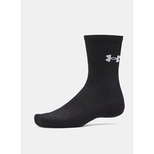 Under Armour Siyah Unisex Çorap 6009685-008 Ua Performance Cotton 3