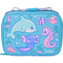 Smiggle Little Journeys Mini Kare Beslenme Çantası Aqua 458129