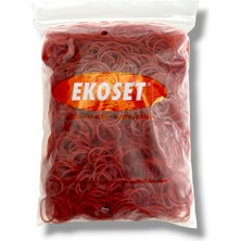 Ekoset Küçük Kırmızı Paket Lastiği 40MM 3000 Adet
