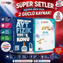 Akm Kitap Benim Hocam 2023 Ayt Fizik Konu ve Üç Dört Beş Soru Bankası Seti 2 Kitap