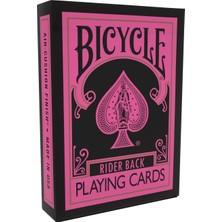 Bicycle Reverse (Pink - Black) Oyun Iskambil Kartı