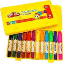 Play-Doh 12 Renk Crayon Mum Boya Jel Pp Box Çocuklar İçin Hayal Gücünü Geliştiren Ürün Cr014