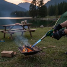 Hereveoyuncak Outdoor Kamp, Piknik ve Tamir Işleri Için Kamp Gazı Seti – Taşınabilir Pürmüz Allev Tabancası ve Yüksek Performanslı Gaz Kartuşu
