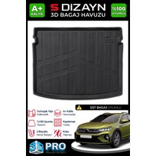 S-Dizayn VW Taigo 3D Pro Bagaj Havuzu Üst Bagaj 2020 Üzeri A+ Kalite