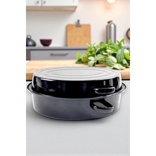 İnci Emaye 36,5 cm Emaye Midye Tencere, Servis, Yemek, Kamp, Piknik, Çeyiz, 9500 ml