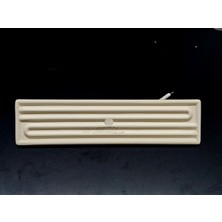 Sern 245X60MM 1000W 230V Beyaz Fsf Model Düz Infrared Seramik Isıtıcı Rezistans