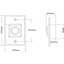 Lockway LCW-TB22 No Touch Buton