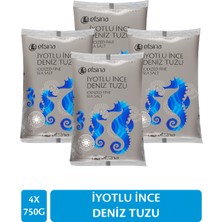 Efsina 750 GR İYOTLU İNCE DENİZ TUZU