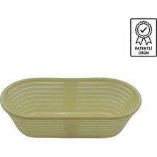 Dinç Kitchen Oval Ekmek Hamur Mayalama Sepeti 32,5x15x9 cm Oval 32,5x15x9