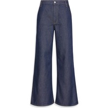 Calvin Klein Kadın / Kız Lacivert Calvin Klein Tencel Ultra Hıgh Wı, 34A Lacivert Kadın Kot Pantolon