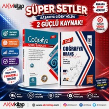 Akm Kitap Bilgi Sarmal Tyt Coğrafya Soru Bankası ve Hız Renk Coğrafya Deneme Seti 2 Kitap