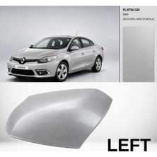 Zetoto Fluence Ayna Kapağı Sol  D69 Platin Gri Gris Platine / Mercury Metallic