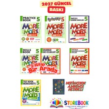 Kurmay More&more 5.sınıf English Pratice&skılls&reader&grammar&haftalık Kazanım&deneme ve Test Book Motivasyon Ajandası Hediyeli