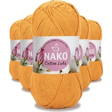 Neonova 5 Adet Cotton Lüks Yelek Tunik Kazak Bluz Hırka Ipi Yünü Koyu Sarı 97553