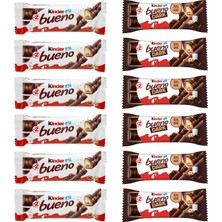 Kinder Bueno 43 gr ve Bueno Dark 44 gr 12 Li Karma Paket