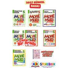 Kurmay More&more 5.sınıf English Pratice&skılls&reader&grammar&haftalık Kazanım&deneme ve Test Book Motivasyon Ajandası Hediyeli