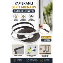 Dünya Magnet Yapışkanlı Şerit Mıknatıs Sineklik Mıknatısı 12X1,2 mm 2 Metre Güçlü Magnet